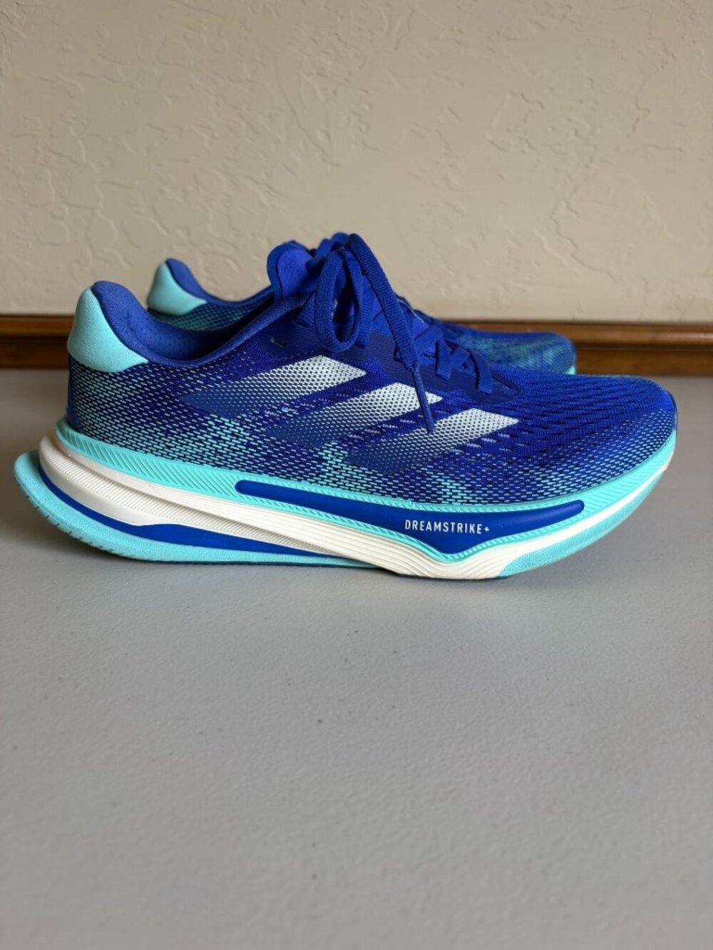 adidas Supernova Prima Men's US 8 Running Shoes Lucid Blue Flash Aqua ID3686